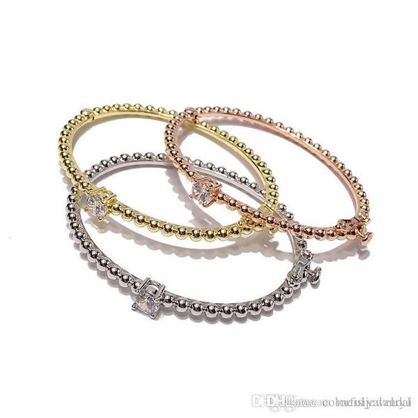 luxurious simple ladies bracelet plated with 18k gold diamond bracelet, exquisite jewelry beads bangle, Black
luxurious simple ladies bracelet plated with 18k gold diamond bracelet, exquisite jewelry beads bangle, Black