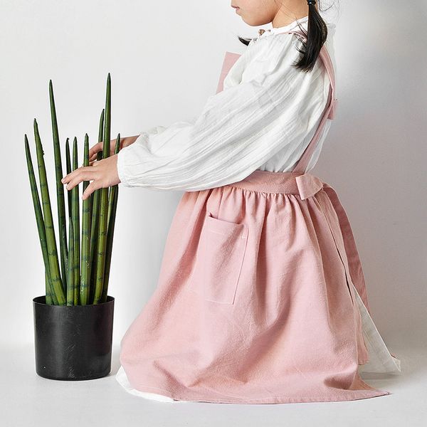 2019 new children washed cotton linen apron kid draw antifouling sleeveless bib baby kitchen baking cake pinafore smocks dress
2019 new children washed cotton linen apron kid draw antifouling sleeveless bib baby kitchen baking cake pinafore smocks dress