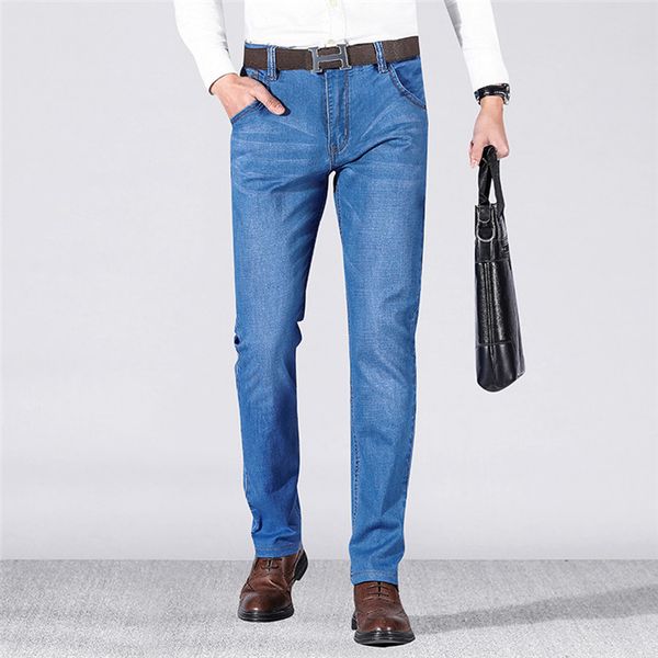 men's elastic high-quality cotton slim fit blue jeans autumn smart business casual male fashion men's trousers big size 28-40
men's elastic high-quality cotton slim fit blue jeans autumn smart business casual male fashion men's trousers big size 28-40