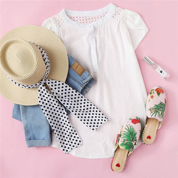 women's blouses & shirts 2021 summer fashion women short sleeve shirt white casual solid v-neck
women's blouses & shirts 2021 summer fashion women short sleeve shirt white casual solid v-neck