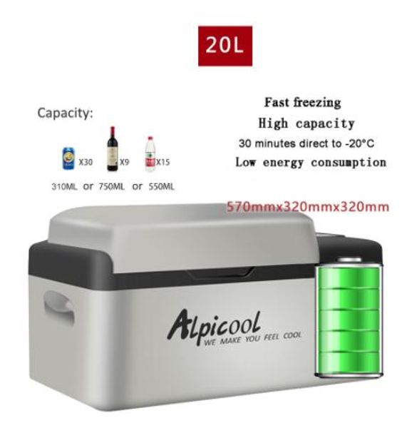 20 litre car refrigerator multi-function home outdoor using auto cooler er with usb output app control built in battery
20 litre car refrigerator multi-function home outdoor using auto cooler er with usb output app control built in battery