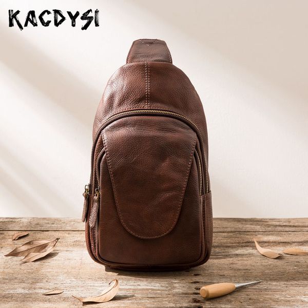 kacdysi handmade genuine leather soft men chest bag retro casual latest bosom bag cowhide man chest pack small male shoulder
kacdysi handmade genuine leather soft men chest bag retro casual latest bosom bag cowhide man chest pack small male shoulder