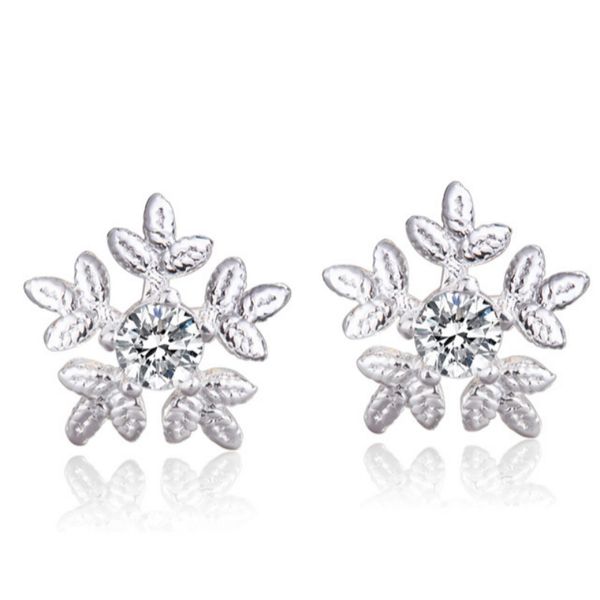 925 sterling silver jewelry women fashion cute tiny flower stud earrings gift for girls kids lady kolczyki oorbellen brincos, Golden;silver
925 sterling silver jewelry women fashion cute tiny flower stud earrings gift for girls kids lady kolczyki oorbellen brincos, Golden;silver