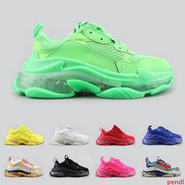 2020 new triple s fashion luxury designer shoes for men women clear sole neon green black white blue mens trainer platform sports sneakers
2020 new triple s fashion luxury designer shoes for men women clear sole neon green black white blue mens trainer platform sports sneakers
