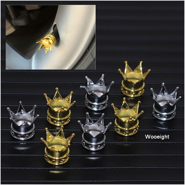 wooeight 4pcs motorcycle bicycles car gold crown tyre tire wheel valve stems air dust cover cap for truck
wooeight 4pcs motorcycle bicycles car gold crown tyre tire wheel valve stems air dust cover cap for truck