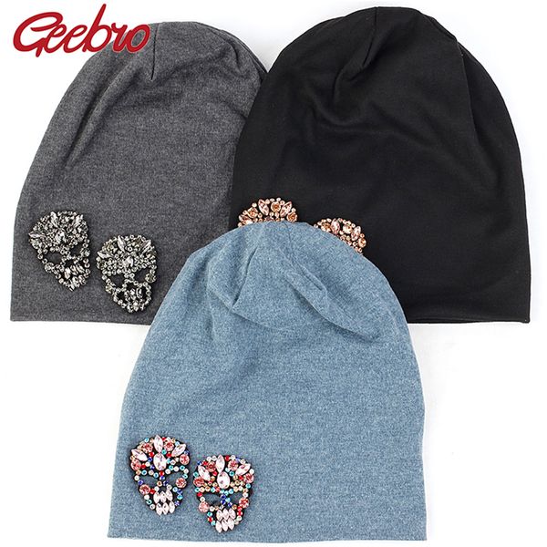 geebro new winter hat beanie skull cap with ghost skull decoration for adults woman man fashion design
geebro new winter hat beanie skull cap with ghost skull decoration for adults woman man fashion design