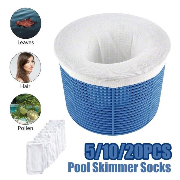 5/10/20pcs 20x10cm pool skimmer socks filters baskets skimmers cleans debris and leaves for in-ground above ground pools
5/10/20pcs 20x10cm pool skimmer socks filters baskets skimmers cleans debris and leaves for in-ground above ground pools
