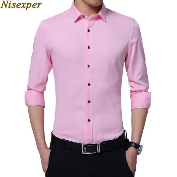 2018 new arrival man's shirt long sleeve autumn new fashion designer good quality solid shirt slim fit business shirts, White;black
2018 new arrival man's shirt long sleeve autumn new fashion designer good quality solid shirt slim fit business shirts, White;black