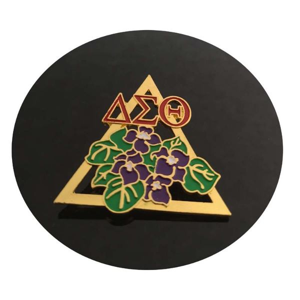 fashion temperament purple flower brooch greek letter pyramid brooches sorority violet flower pin party dress woman brooch, Gray
fashion temperament purple flower brooch greek letter pyramid brooches sorority violet flower pin party dress woman brooch, Gray