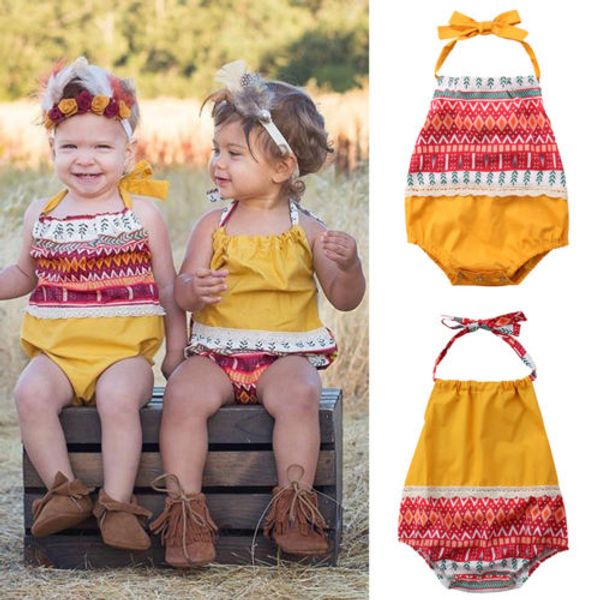 2018 New Baby Girl Halter Bodysuits Kids Girls Summer Jumpsuit Sleeveless Backless Bodysuit Toddler One-Pieces Outfits Clothes
2018 New Baby Girl Halter Bodysuits Kids Girls Summer Jumpsuit Sleeveless Backless Bodysuit Toddler One-Pieces Outfits Clothes