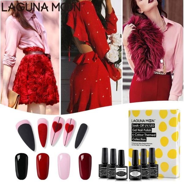 lagunamoon 8mlgel nail polish gift set love story collection soak off uv led semi permanent gel polish gel varnish lacquer, Red;pink
lagunamoon 8mlgel nail polish gift set love story collection soak off uv led semi permanent gel polish gel varnish lacquer, Red;pink