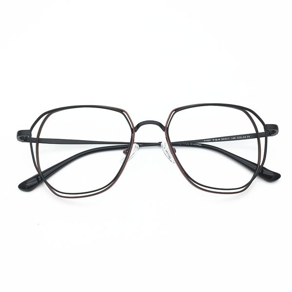 new arrival pilot shape latest design double construction mens women spectacle frame eyeglass ultra-light transparent lens frame, Silver
new arrival pilot shape latest design double construction mens women spectacle frame eyeglass ultra-light transparent lens frame, Silver