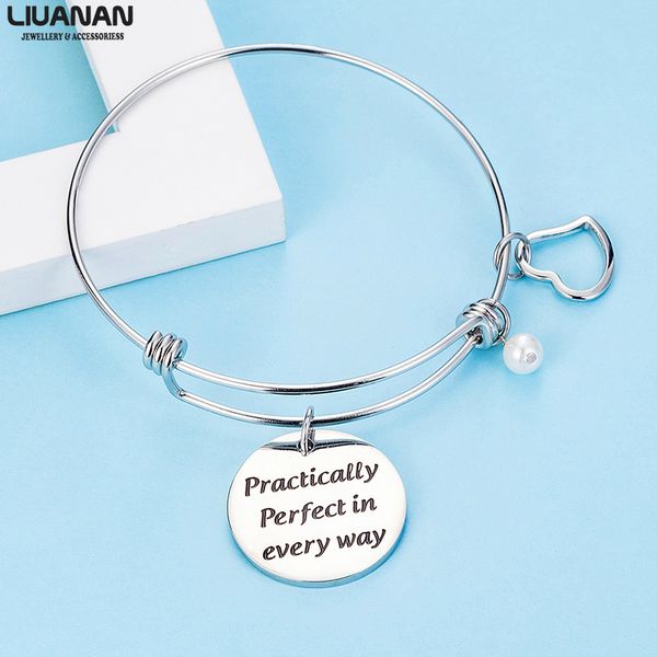 expandable wire bangle bracelet for women her practically perfect in every way bracelet stainless steel inspired jewelry, Black
expandable wire bangle bracelet for women her practically perfect in every way bracelet stainless steel inspired jewelry, Black