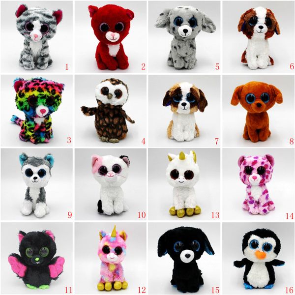 20 Styles choose Ty Beanie Boos Unicorn Plush Stuffed Toys 15cm(6inch) Big Eyes Animals Soft Dolls for baby Birthday Gifts toys C
20 Styles choose Ty Beanie Boos Unicorn Plush Stuffed Toys 15cm(6inch) Big Eyes Animals Soft Dolls for baby Birthday Gifts toys C