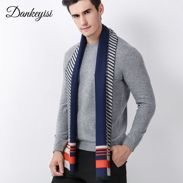 dankeyisi sriped men scarf men winter fashion knitted scarves male scarf for long imitation cashmere scarves tassel bandana, Blue;gray
dankeyisi sriped men scarf men winter fashion knitted scarves male scarf for long imitation cashmere scarves tassel bandana, Blue;gray