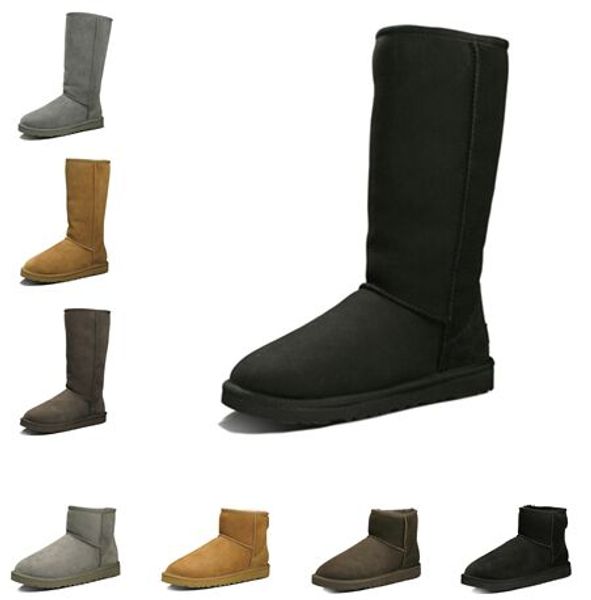 women's men's snow winter leather fur boots classic ankle kneel half long boots pure color popular dress shoes casul snow boot sne, Black
women's men's snow winter leather fur boots classic ankle kneel half long boots pure color popular dress shoes casul snow boot sne, Black