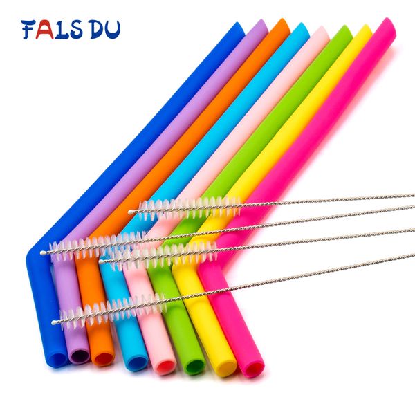 8pcs reusable silicone straws food grade silicone flexible bent straight drinking straws with cleaner brush party bar accessory
8pcs reusable silicone straws food grade silicone flexible bent straight drinking straws with cleaner brush party bar accessory