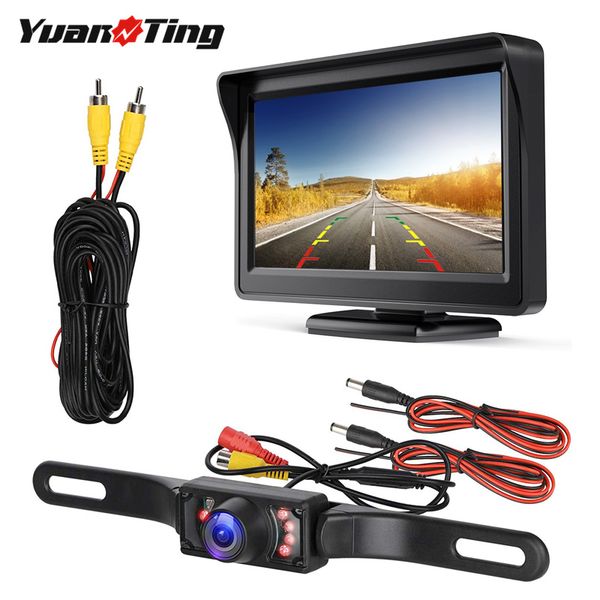 yuanting car universal wired waterproof license plate night vision backup reverse camera + 4.3 inch tft lcd rear view monitor
yuanting car universal wired waterproof license plate night vision backup reverse camera + 4.3 inch tft lcd rear view monitor