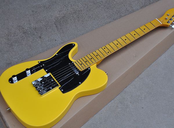 wholesale factory yellow electric guitar with left handed,chrome hardware,black pickguard 0408
wholesale factory yellow electric guitar with left handed,chrome hardware,black pickguard 0408