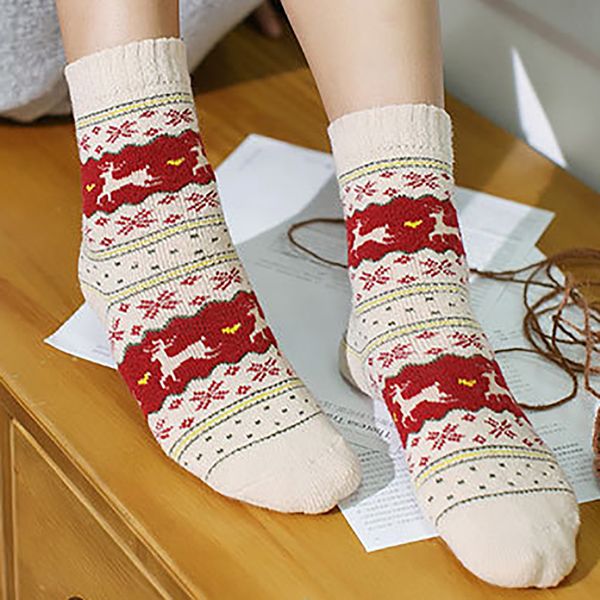 socks & hosiery 5-pairs winter elk christmas mid tube retro cotton women warm xmas, Black;white
socks & hosiery 5-pairs winter elk christmas mid tube retro cotton women warm xmas, Black;white