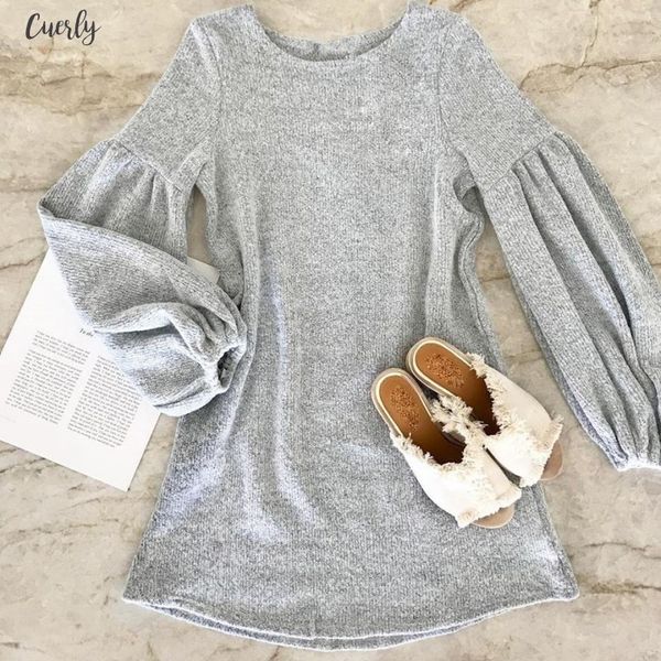 2020 new loose casual women dress autumn autumn winter knitted sweaters long sleeve dresses plus size, Black;gray
2020 new loose casual women dress autumn autumn winter knitted sweaters long sleeve dresses plus size, Black;gray