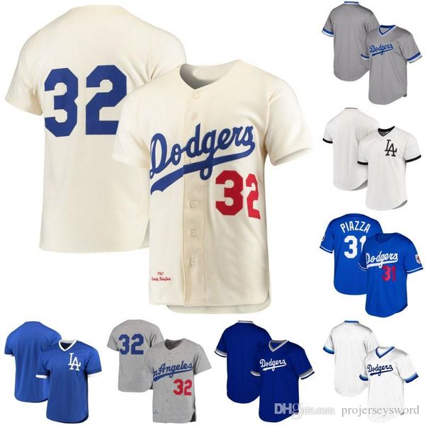Mens Los Angeles 31 Mike Piazza 32 Sandy Koufax Cooperstown Collection 1963 Sandy Koufax Dodgers Retro Baseball Jerseys S-XXXL
Mens Los Angeles 31 Mike Piazza 32 Sandy Koufax Cooperstown Collection 1963 Sandy Koufax Dodgers Retro Baseball Jerseys S-XXXL