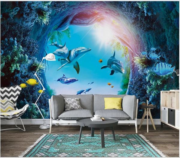 custom p 3d wallpaper 3d underwater world dolphin background wall paper tropical fish aquarium mural wallpaper mural for walls 3 d
custom p 3d wallpaper 3d underwater world dolphin background wall paper tropical fish aquarium mural wallpaper mural for walls 3 d