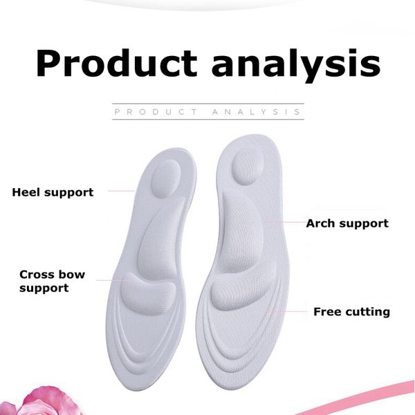 4d universal shoe insoles full length cushioned insoles comfort massage mat breathable flat foot insoles for women and men, White;pink
4d universal shoe insoles full length cushioned insoles comfort massage mat breathable flat foot insoles for women and men, White;pink