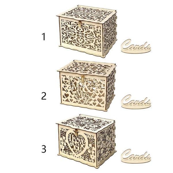 container wedding birthday party decor wooden wedding gift card box money box with lock beautiful wedding decoration supplies
container wedding birthday party decor wooden wedding gift card box money box with lock beautiful wedding decoration supplies