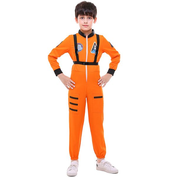 new children's space astronaut costumes pilots jumpsuits two-color baseball uniforms halloween costume, Black;red
new children's space astronaut costumes pilots jumpsuits two-color baseball uniforms halloween costume, Black;red