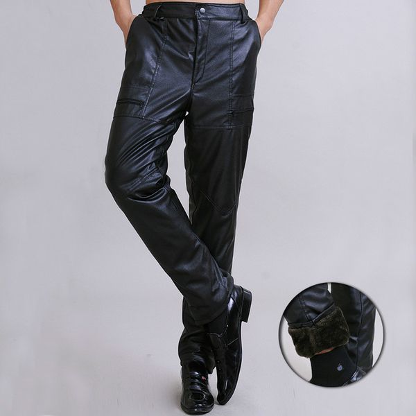 men fashion black velvet warm pants men leisure winter leather pants motorcycle travelling leather thicken and thin
men fashion black velvet warm pants men leisure winter leather pants motorcycle travelling leather thicken and thin