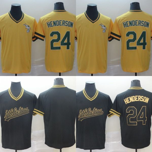 Mens Oakland 24 Rickey Henderson 100% Stitched Athletics Baseball Jerseys Cheap Black Yellow Fast Shipping S-XXXL
Mens Oakland 24 Rickey Henderson 100% Stitched Athletics Baseball Jerseys Cheap Black Yellow Fast Shipping S-XXXL