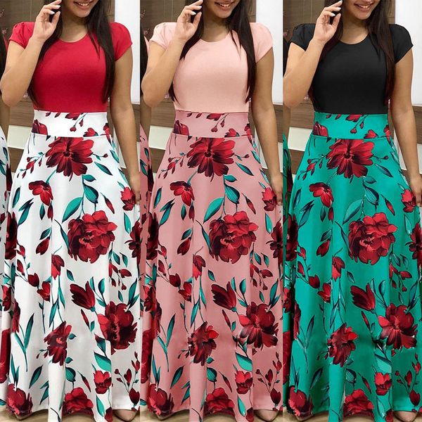 summer autumn women floral boho long/short sleeve o-neck maxi dress hawiian party beach casual long sundress, Black;gray
summer autumn women floral boho long/short sleeve o-neck maxi dress hawiian party beach casual long sundress, Black;gray