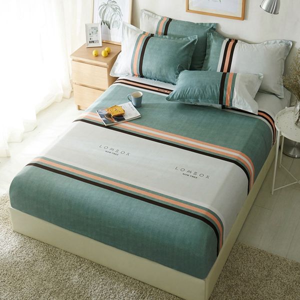 1pcs polyester geometric striped gray green bed sheet bedding fitted sheets mattress cover bedspreads with elastic band bedsheet
1pcs polyester geometric striped gray green bed sheet bedding fitted sheets mattress cover bedspreads with elastic band bedsheet