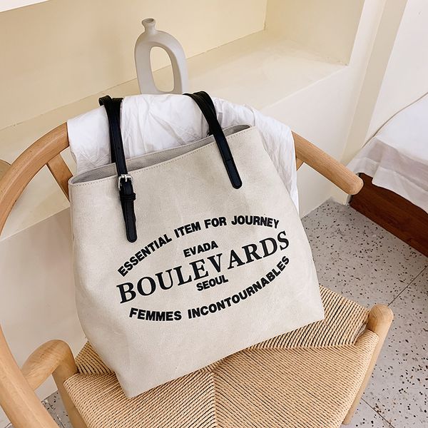 ins women's single shoulder crossbody bag all-match large capacity travel canvas handbag letters bucket bag
ins women's single shoulder crossbody bag all-match large capacity travel canvas handbag letters bucket bag