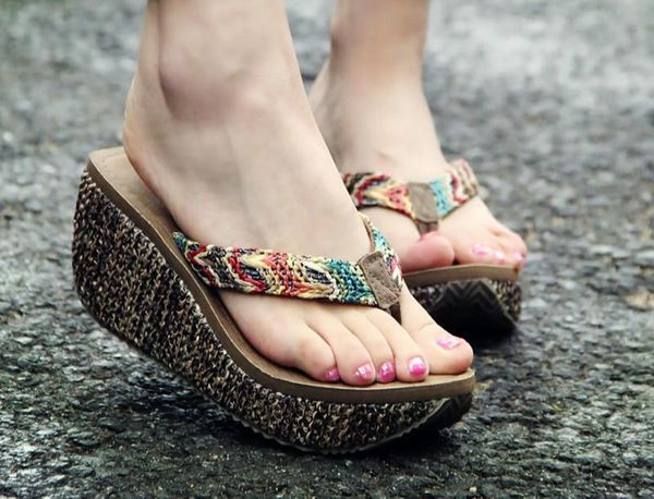 antiskid sandals beach holiday high heels beach shoes women's flip flops and slippers women's summer thick bottom beach, Black
antiskid sandals beach holiday high heels beach shoes women's flip flops and slippers women's summer thick bottom beach, Black