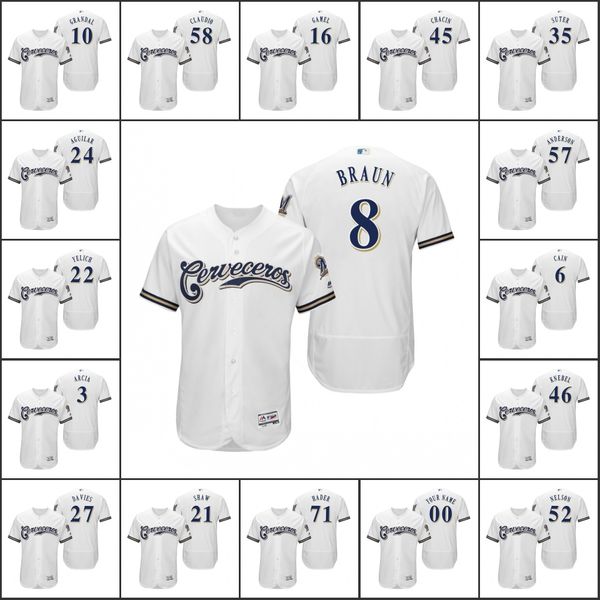 milwaukee brewers men #22 christian yelich 8 ryan braun 52 jimmy nelson women youth mlb hispanic heritage flex base custom jersey
milwaukee brewers men #22 christian yelich 8 ryan braun 52 jimmy nelson women youth mlb hispanic heritage flex base custom jersey