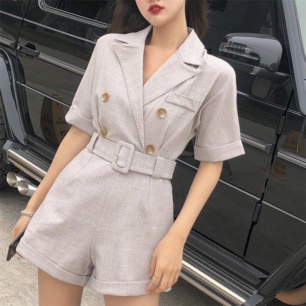 summer elegant party solid playsuits short sleeve short pant overalls office lady sashes double-breasted jumpsuit, Black;white
summer elegant party solid playsuits short sleeve short pant overalls office lady sashes double-breasted jumpsuit, Black;white
