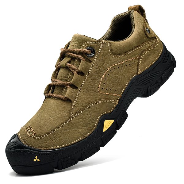 men's shoes in the fall of outdoor recreational shoe leather shoes men's leather men waterproof abrasive suspension hiking, Black
men's shoes in the fall of outdoor recreational shoe leather shoes men's leather men waterproof abrasive suspension hiking, Black