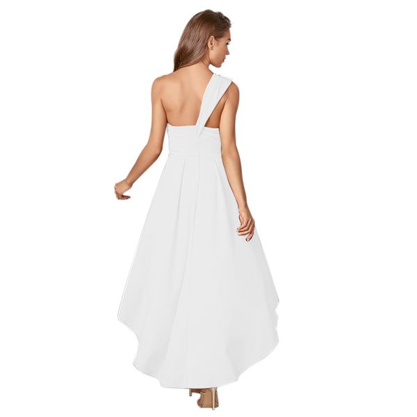internet celebrity style woman summer clothing one-shoulder maxi dress fake two pieces fashion designer design, White;black
internet celebrity style woman summer clothing one-shoulder maxi dress fake two pieces fashion designer design, White;black