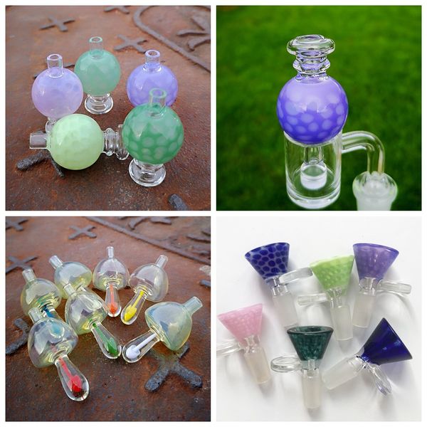 Newest Colorful Glass Carb Cap Bubble Honeycomb Carb Caps 14mm Male Joint Heady Glass Bowl Dab Tool Smoking Accessories For Quartz Banger
Newest Colorful Glass Carb Cap Bubble Honeycomb Carb Caps 14mm Male Joint Heady Glass Bowl Dab Tool Smoking Accessories For Quartz Banger
