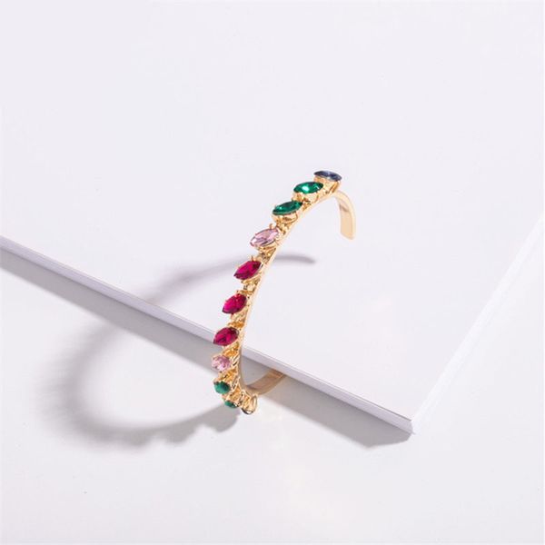 gold metal colorful acrylic marquise stones open cuff bangle bracelets korean fashion party minimalist jewelry hand accessory, White
gold metal colorful acrylic marquise stones open cuff bangle bracelets korean fashion party minimalist jewelry hand accessory, White