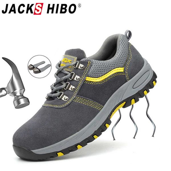 jackshibo safety shoes for men steel toe cap work shoes outdoor anti-smashing security work boots male construction boots, Black
jackshibo safety shoes for men steel toe cap work shoes outdoor anti-smashing security work boots male construction boots, Black