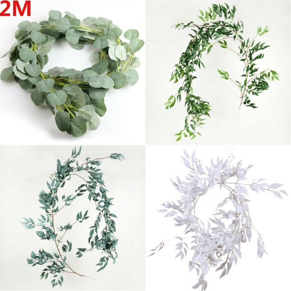 artificial fake eucalyptus garland willow green long leaf plants greenery foliage home garden party decoration
artificial fake eucalyptus garland willow green long leaf plants greenery foliage home garden party decoration
