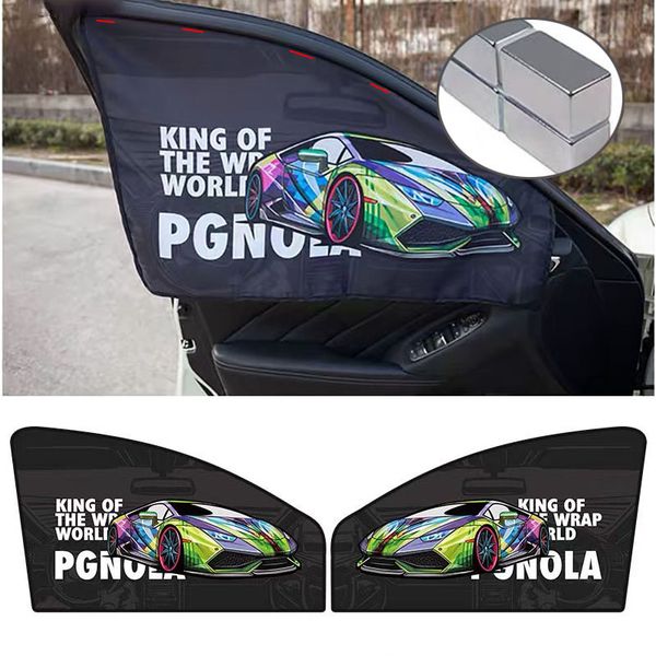 4pcs black car window sunshade magnetic magnetic car side window sunshade curtain rear curtain styling cover
4pcs black car window sunshade magnetic magnetic car side window sunshade curtain rear curtain styling cover