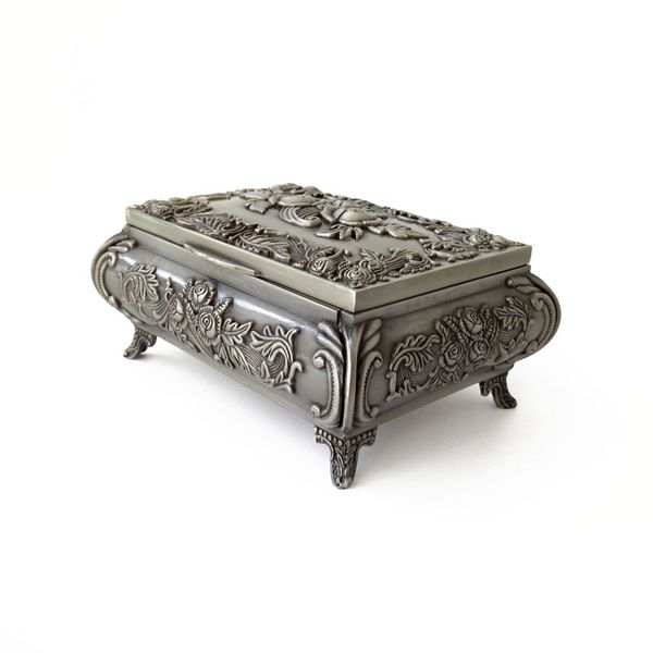 vintage european princess metal jewelry box zinc alloy embossed rose pattern jewerly case wedding favors s m l
vintage european princess metal jewelry box zinc alloy embossed rose pattern jewerly case wedding favors s m l