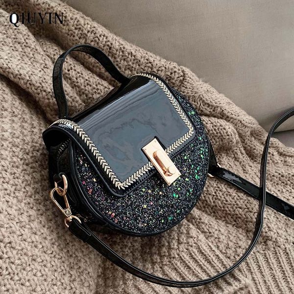 qiuyin vintage spliced bag handbag women's/female shoulder bag crossbody cute purse zip round leather pu sequin
qiuyin vintage spliced bag handbag women's/female shoulder bag crossbody cute purse zip round leather pu sequin