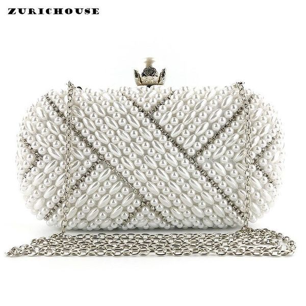zurichouse fashion evening clutch bags women pearl beaded handmade rhinestones handbag ladies wedding purse 2019
zurichouse fashion evening clutch bags women pearl beaded handmade rhinestones handbag ladies wedding purse 2019