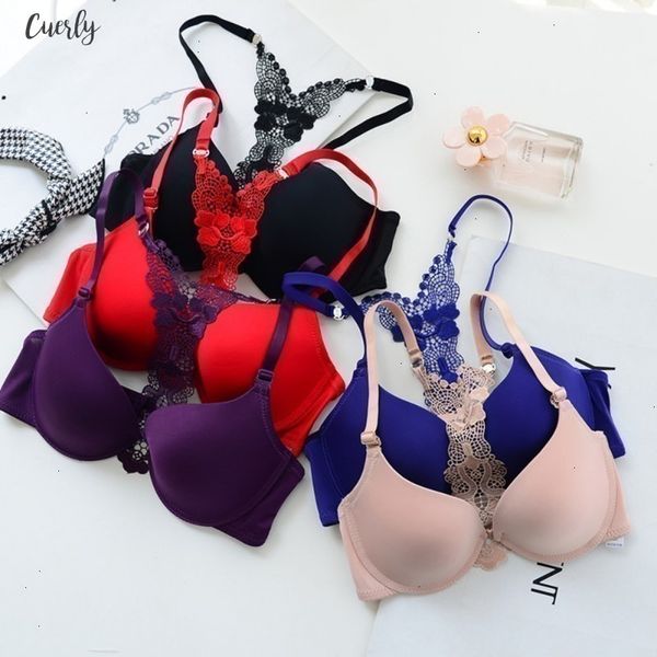 women fashion underwear lace bralette bras adjustable push up lingerie butterfly back seamless racerback bra girls, Red;black
women fashion underwear lace bralette bras adjustable push up lingerie butterfly back seamless racerback bra girls, Red;black