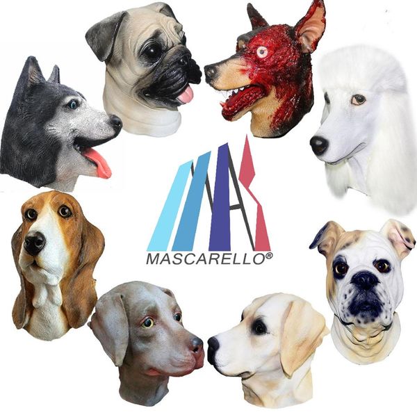animal dog masks latex mask labrador poodle husky hounds bull dog mask rubber halloween costume party carnival prop 
animal dog masks latex mask labrador poodle husky hounds bull dog mask rubber halloween costume party carnival prop